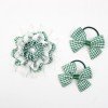 Back to School Children Gingham Hair Bow Set, Checkered Hair Tie Cute Girls Plaid Brooch Kids Boutique Hair Accessories