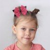 Leopard Hair Bows Set for Girls Boutique Toddler Leopard Printed Ribbon Hair Bow Kids Hair Accessories