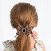 Zebra Print Glitter Hair Bows for Girls, Shiny Glittery Large Bow Clips Zebra Print Glitter Hair Bows for Girls, Shiny Glittery Large Bow Clips