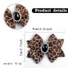 Zebra Print Glitter Hair Bows for Girls, Shiny Glittery Large Bow Clips Zebra Print Glitter Hair Bows for Girls, Shiny Glittery Large Bow Clips