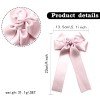 3pcs/set Women Gorgeous Leopard Long Streamer Hair Bows Clips Glitter Satin Ribbon Hair Clip Girls Hair Bow Accessories