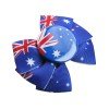 Flag Hair Bows Badge Australian Countries Flag Hair Bows with Flag Badge Button Mexico Flag Hair Bow