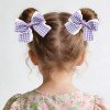 Sweet Spring/Summer Fashion Gingham Hair Bows  Lace Hair Bows