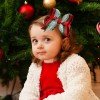 Ruffled Ribbon Lace Hair Bow Clips for Girls Toddler Christmas Halloween Bowknot Barrette Kids Hair Bow Accessories