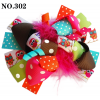 5-6''boutique funky fun hair bows popular hair bows clips character clips cartoon hair clips 301-350