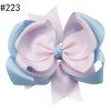 5 Inch Colorful Glitter Big Sequin Layered Ribbon Hair Bows Clip for Baby Girl Accessories