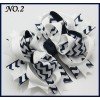 Chevron Hair Bows, Large Stacked Boutique Hair Bow for Girls, Chevron Hair Bows, Large Stacked Boutique Hair Bow for Girls,