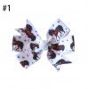 3.25”Rainbow Unicorn Hair Bow Head Clips 1-50