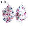 3.25”Rainbow Unicorn Hair Bow Head Clips 1-50