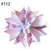 3.5" Fairy Hair Bow Clip cartoon Unicorn Flower Surprise Baby girls gift printed ribbon hair clip