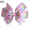 3.25”Rainbow Unicorn Hair Bow Head Clips 51-88