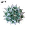 4.5”Boutique Modern Style Ginghams Bird's Nest Hair Bow Clip kanzashi flower hair clip 189-224 4.5”Boutique Modern Style Ginghams Bird's Nest Hair Bow Clip kanzashi flower hair clip 189-224