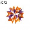 3.5" kanzashi flower Hair Clip beautiful Halloween and Christmas ribbon hair clip for baby gift 253-278 3.5" kanzashi flower Hair Clip beautiful Halloween and Christmas ribbon hair clip for baby gift 253-278