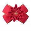 BLESSING Girl 4.5" Golden Angel Hair Bow Elastic kanzashi Flower Hair clips Hairbow72-92 BLESSING Girl 4.5" Golden Angel Hair Bow Elastic kanzashi Flower Hair clips Hairbow72-92