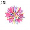4.5''kanzashi flower hair clip Girl hair accessories baby unicorn hair bows Bow clips for girls