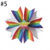 Girls 3.5" Rainbow Fairy Hair Bow Clip Valentine Easter glitter Crown Love and Star ribbon hair clip Clip Valentine Easter glitter Crown Love and Star ribbon hair clip