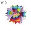 Girls 3.5" Rainbow Fairy Hair Bow Clip Valentine Easter glitter Crown Love and Star ribbon hair clip Clip Valentine Easter glitter Crown Love and Star ribbon hair clip