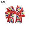 Happy Girls 4.5" Rainbow Cheer Hair Accessories Bow Clip colorful printed ribbon bowknot hair clip 17-46 Happy Girls 4.5" Rainbow Cheer Hair Accessories Bow Clip colorful printed ribbon bowknot hair clip 17-46