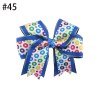 Happy Girls 4.5" Rainbow Cheer Hair Accessories Bow Clip colorful printed ribbon bowknot hair clip 17-46 Happy Girls 4.5" Rainbow Cheer Hair Accessories Bow Clip colorful printed ribbon bowknot hair clip 17-46