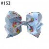 8" Grosgrain Ribbon Rainbow hair bows colorful printed baby girls hair clip 8" Grosgrain Ribbon Rainbow hair bows colorful printed baby girls hair clip