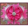 rhinestones hair bows,girl hair accessories. rhinestones hair bows,girl hair accessories.