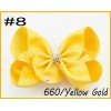 8”rhonestone hair bows big  Signature Hair Bow Dance Cheerleader Pageant Bows