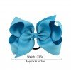 6'' boutique hair bows with pony fashion girl abc hair elastic pony big hair bows for girl hair accessories 6'' boutique hair bows with pony fashion girl abc hair elastic pony big hair bows for girl hair accessories