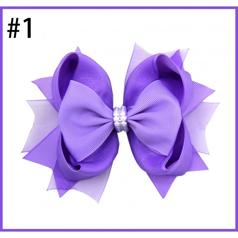 4.5-5''pearl hair bows with grosgrain and organza hair clips boutique girl hair accessories 4.5-5''pearl hair bows with grosgrain and organza hair clips boutique girl hair accessories
