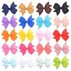 2.2'' Girls bow Toddler hairpin Girls' school bow  color boutique grosgrain bow Hair accessories