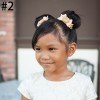 3'' flet flower hair clips for toddle hair bow school uniform bows 3'' flet flower hair clips for toddle hair bow school uniform bows