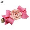 3'' flet flower hair clips for toddle hair bow school uniform bows 3'' flet flower hair clips for toddle hair bow school uniform bows