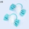 3‘’velvet ribbon hair ties for girl with mink ball for girl bows 3‘’velvet ribbon hair ties for girl with mink ball for girl bows