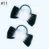 3‘’velvet ribbon hair ties for girl with mink ball for girl bows 3‘’velvet ribbon hair ties for girl with mink ball for girl bows