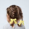 2.5''girls Small Colorful Satin Hair Bows Set, Solid Color Bow cliips 2.5''girls Small Colorful Satin Hair Bows Set, Solid Color Bow cliips