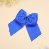 Solid Color Long Ribbon Hair Bow Clips for Girls,Boutique School Uniform Hair Accessories Solid Color Long Ribbon Hair Bow Clips for Girls,Boutique School Uniform Hair Accessories