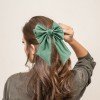 Best Quality Satin Bow Hair Clips Solid Color Gorgeous Satin Sailor Bows for Girls Holiday Party Boutique Hair Accessories