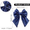 Best Quality Satin Bow Hair Clips Solid Color Gorgeous Satin Sailor Bows for Girls Holiday Party Boutique Hair Accessories