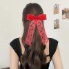 Lace Tassel Hair Bow Clip Set Women Girls Lace Tassel Bowknot Bows Girls Tulle Lace Hair Accessories