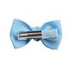 Girls Sparkly Small Rhinestone Glower Hair Bow Clip Double Layered Solid Color Grosgrain Ribbon Pearl Hair Bow Accessories