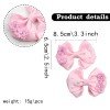 Sweet Flower Boutique Hair Bow Multi-Color Mini Flower Hair Clip for Girls Grosgrain Ribbon