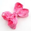 2pcs/set Baby Double Layer Ruffle Hair Bow Clip for Toddler Girls Satin Solid Ribbon Bows for Girls Kids Hair Bow Accessories