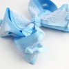 Lace Grosgrain Ribbon Hair Bows Clips