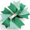 Back to School Gingham Hair Bow Clips for Girls Students Uniform Plaid Hair Bow Clip Kids Hair Bow Accessories