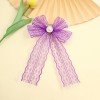 spring Flowing long lace tails hair bows spring Flowing long lace tails hair bows