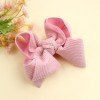 Ribbed Knotted Fabric Hair Bows for Girls