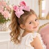 Ribbed Knotted Fabric Hair Bows for Girls
