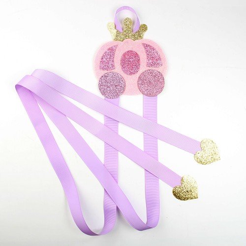 Cartoon Character Hair Bows Clips Holder Girls Princess Hair Bow Clip Holder Kids Hair Bows Decoration