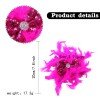 Sparkly Bow Feather Brooch Pin for Women