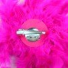 Sparkly Bow Feather Brooch Pin for Women