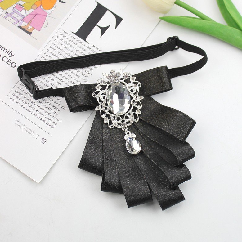Ribbon Bow Clips for Men Brooch Men and Women Uniform Bow Tie Clothing Accessories Ribbon Bow Clips for Men Brooch Men and Women Uniform Bow Tie Clothing Accessories